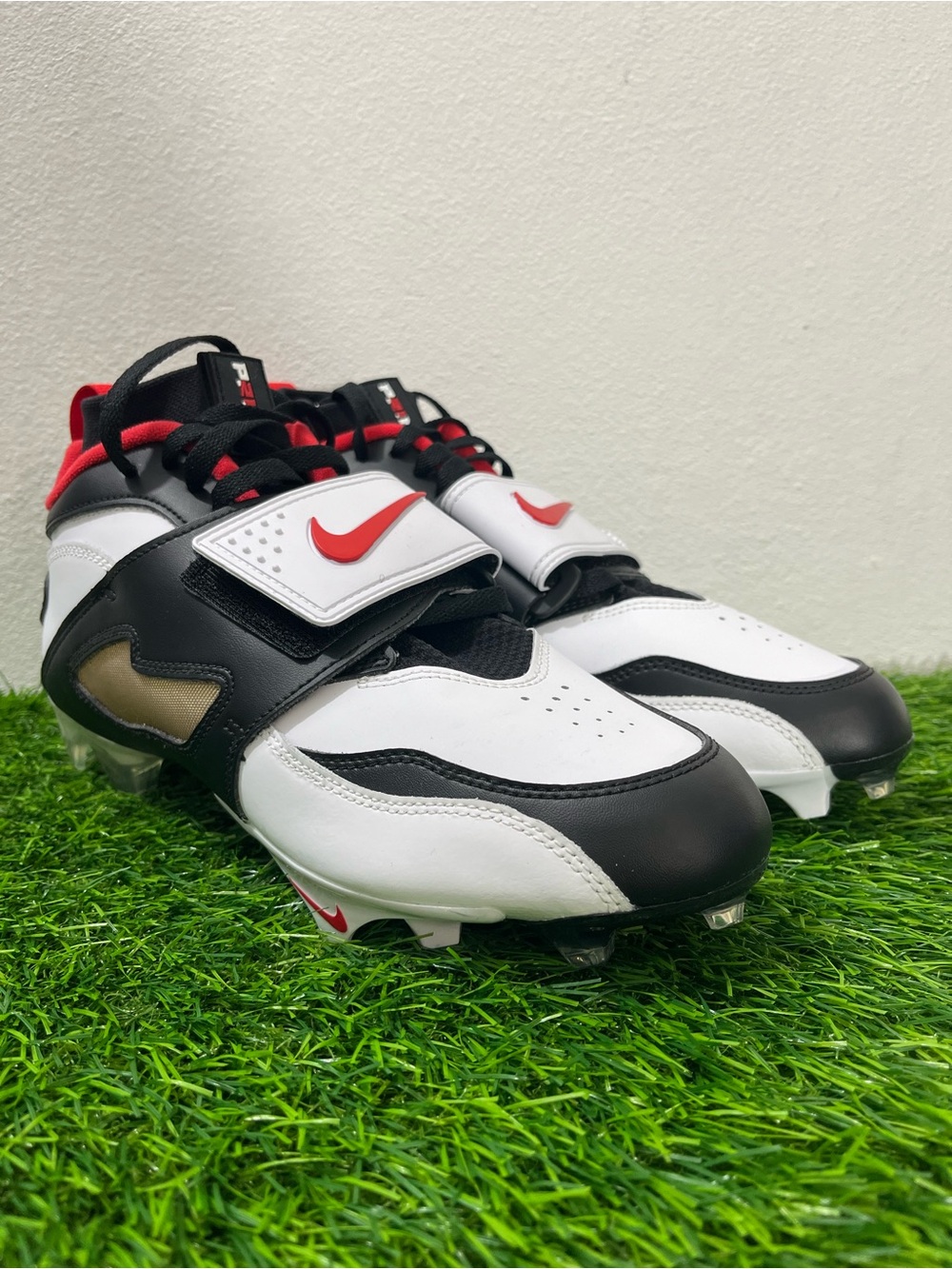 Nike Diamond Turf 93 TD 49ers HF5298-100 Football Cleats Men’s Sz 9 Deion sander